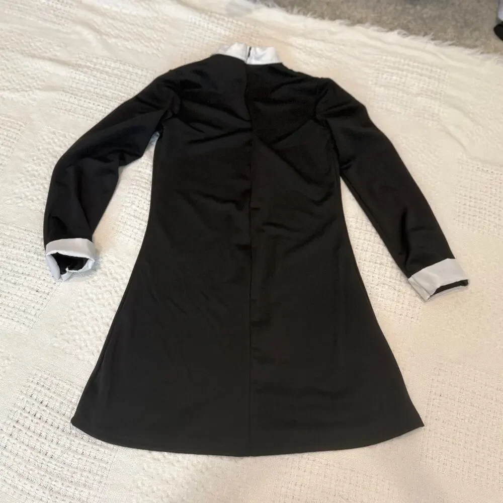 Spirit Wednesday Addams child large Halloween costume dress A3 2974